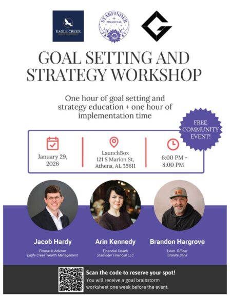 Jan 29 Goal Event Flyer